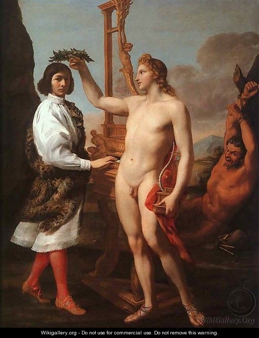 Marcantonio Pasquilini Crowned By Apollo - Andrea Sacchi