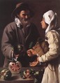 The Fruit Vendor 1615-20 - Pensionante Del Saraceni