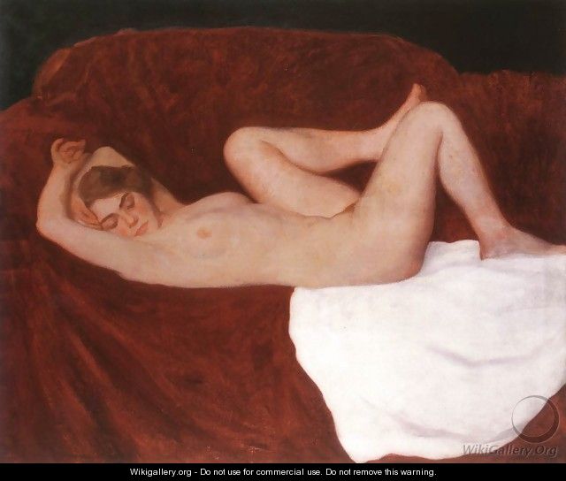 Sleeping Woman 1912 - Karoly Ferenczy