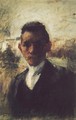 Portrait of Gyula Kosztolanyi Kann before 1897 - Simon Hollosy