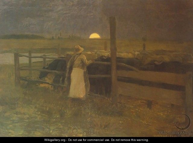 Moon Rise 1897 - Bela Ivanyi Grunwald