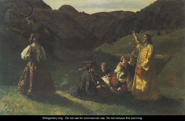 Between Crags 1901 - Bela Ivanyi Grunwald