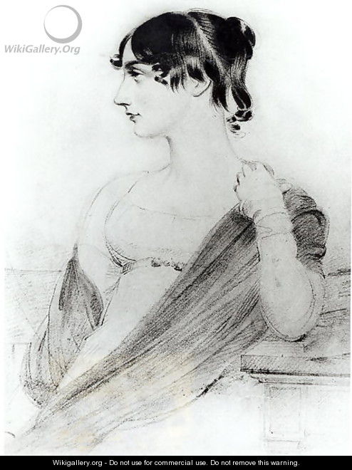 Portrait of Maria Edgeworth 1767-1849 - (after) Slater, Joseph