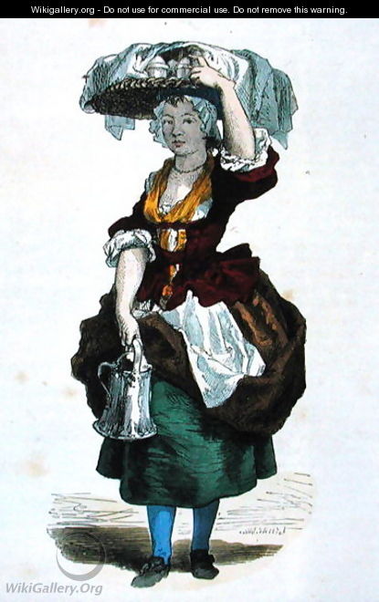 Cream Seller in 1774 - Burn (Cosson) Smeeton