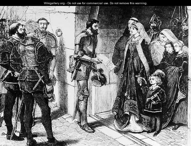 Scotch Peers Demanding the Children of Queen Margaret - William Small