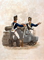 Royal Artillery, from Costumes of the Army of the British Empire, according to the last regulations 1812, engraved by J.C. Stadler, published by Colnaghi and Co. 1812-15 - Charles Hamilton Smith