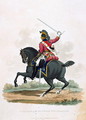 A Private of the 3rd, or Kings Own Dragoons, from Costumes of the Army of the British Empire, according to the last regulations 1812, engraved by J.C. Stadler, published by Colnaghi and Co. 1812-15 - Charles Hamilton Smith