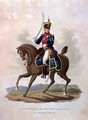 An Officer of the 9th Light Dragoons in Review Order, from Costumes of the Army of the British Empire, according to the last regulations 1812, engraved by J.C. Stadler, published by Colnaghi and Co. 1812-15 - Charles Hamilton Smith