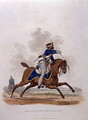 A Private of The 13th Light Dragoons, from Costumes of the Army of the British Empire, according to the last regulations 1812, engraved by J.C. Stadler, published by Colnaghi and Co. 1812-15 - Charles Hamilton Smith