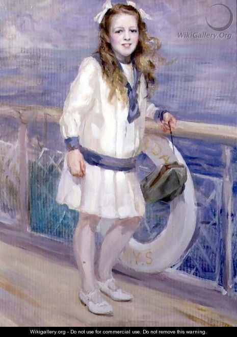 Girl in a Sailor Suit - Charles Sims