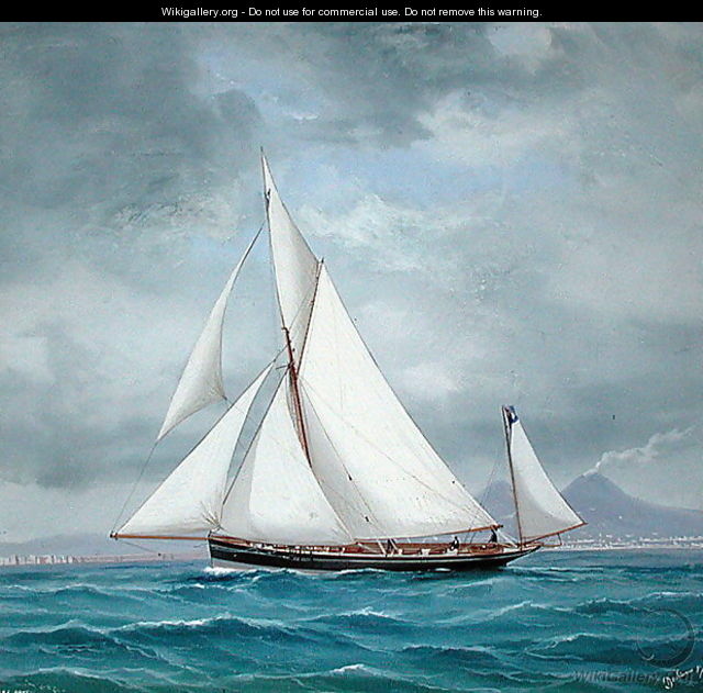 The Yawl ONYX, 52 tons, 1889 - Antonio de Simone