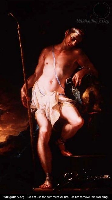 David with the head of Goliath, 1675 - Johann Kaspar Sing