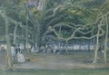 The Great Banyan Tree, Calcutta, 1859 - William Simpson