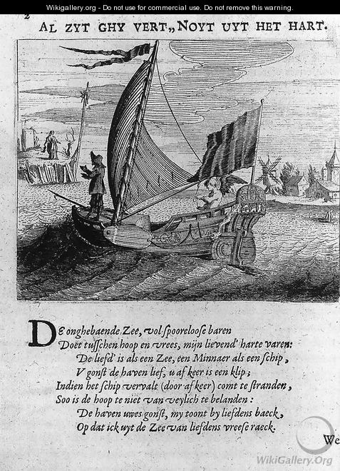Illustration from the Minne-beelden 1634 - Jan Harmensz. Krul
