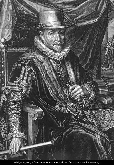 Portrait of Willem the Silent 1623 detail - Willem Jacobsz Delff