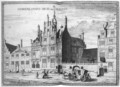Gemeenlandshuis on the Oude Delft in Delft 1667-80 - Coenraet Decker