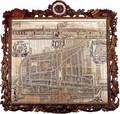Map and Profile of Delft 1729 - Coenraet Decker