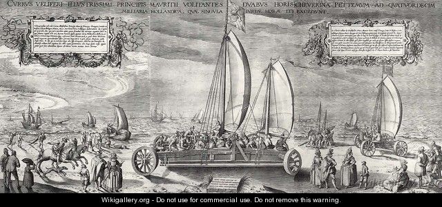 The Land Yacht 1602 - Willem Isaacsz. van Swanenburg