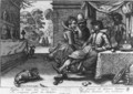 Banquet on a Terrace 1614 - Simon Poelenborch