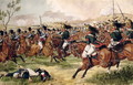 The 20th Light Dragoons at the Battle of Vimeiro, 21st August 1808 - Richard Simkin