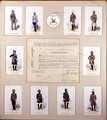 Officers of the British Army in uniform by R.Simkin, 19th century - Richard Simkin