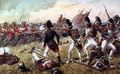 The 3rd Regiment of Foot Guards repulsing the final charge of the old Guard at the Battle of Waterloo, 18th June 1815 - Richard Simkin