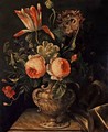 A Vase of Flowers - Willem Frederik van Royen