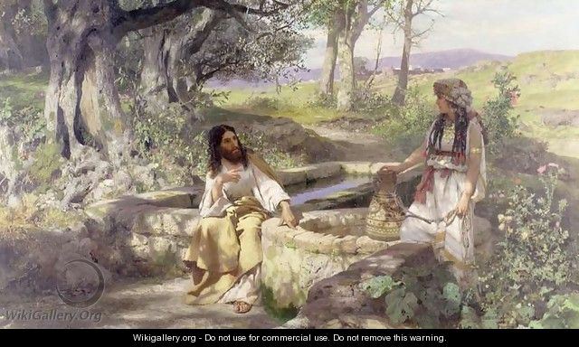 Christ and the Woman of Samaria, 1890 - Henryk Siemieradzki