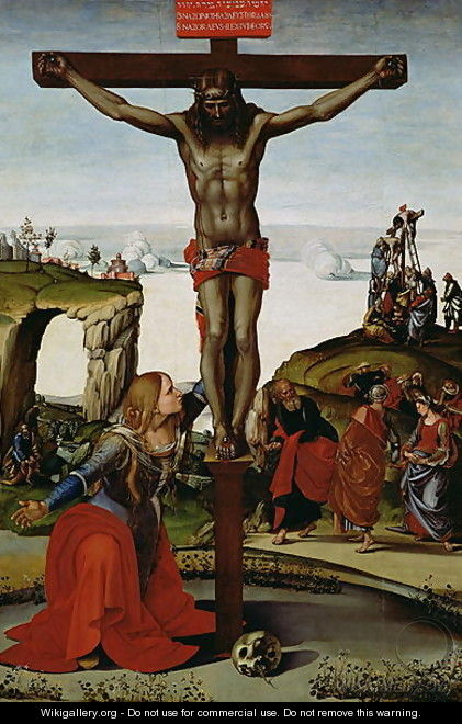 Crucifixion with Mary Magdalene, c.1505 - Luca Signorelli