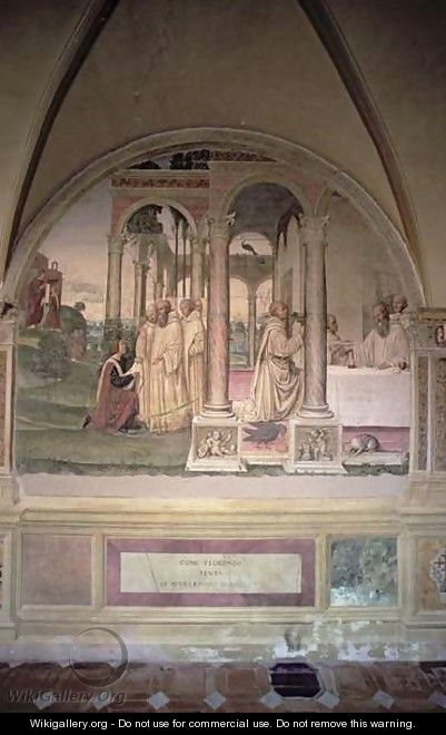 The Life of St. Benedict 28 - & Sodoma, G. (1477-1549) Signorelli, L. (c.1441-1523)