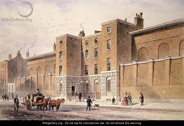 Whitecross Street Prison, 1850 - Thomas Hosmer Shepherd