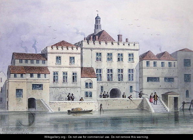 View of Old Fishmongers Hall, 1650 - Thomas Hosmer Shepherd