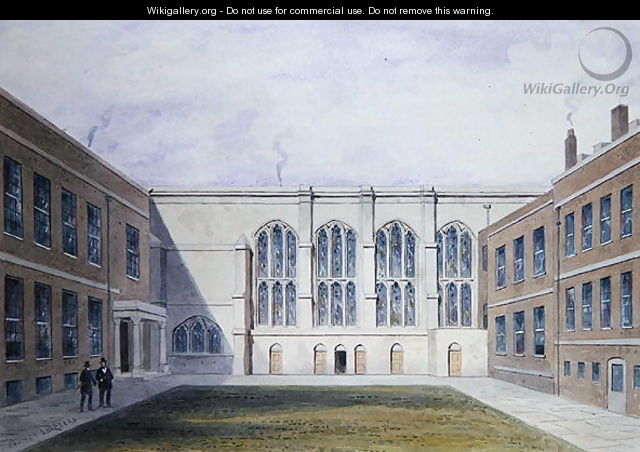 The Inner Court of Merchant Taylors Hall, 1853 - Thomas Hosmer Shepherd
