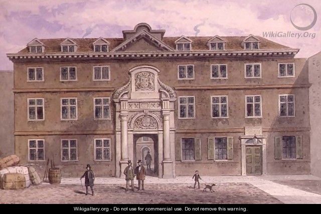 Blackwell Hall, c 1820 - Thomas Hosmer Shepherd