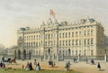 Buckingham Palace, engraved by Bachelier, pub. 1854 - Thomas Hosmer Shepherd