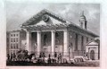 St. Pauls, Covent Garden, illustration for Metropolitan Improvements by the artist, pub. 1827 - Thomas Hosmer Shepherd