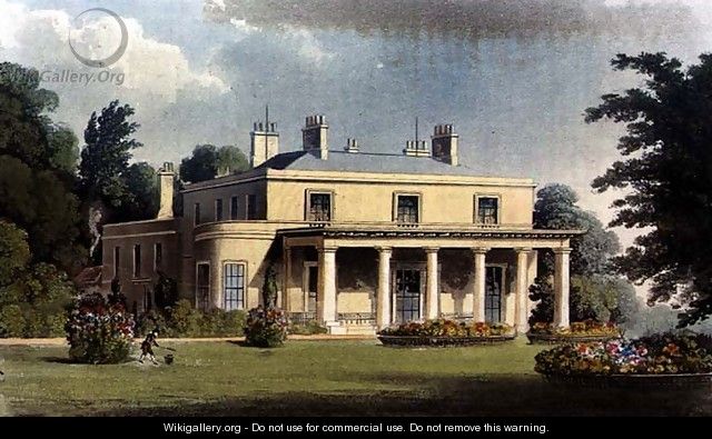 Wimbledon Park, from R. Ackermanns 1764-1834 Repository of Arts, 1823 - Thomas Hosmer Shepherd