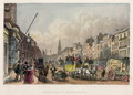High Street, Whitechapel, from Holmes Great Metropolis by T. Holmes, 1851 - Thomas Hosmer Shepherd