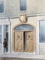 The Entrance to Coachmakers Hall, 1854 - Thomas Hosmer Shepherd