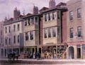 Crace XXVII-134 Old Houses on the East Side of Grays Inn Lane, looking North from Holborn - Thomas Hosmer Shepherd