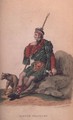 The Scotch Shepherd from Ackermanns World in Miniature - (after) Shoberl, Frederic