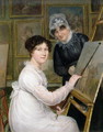 The Artist and her Mother - Rolinda Sharples