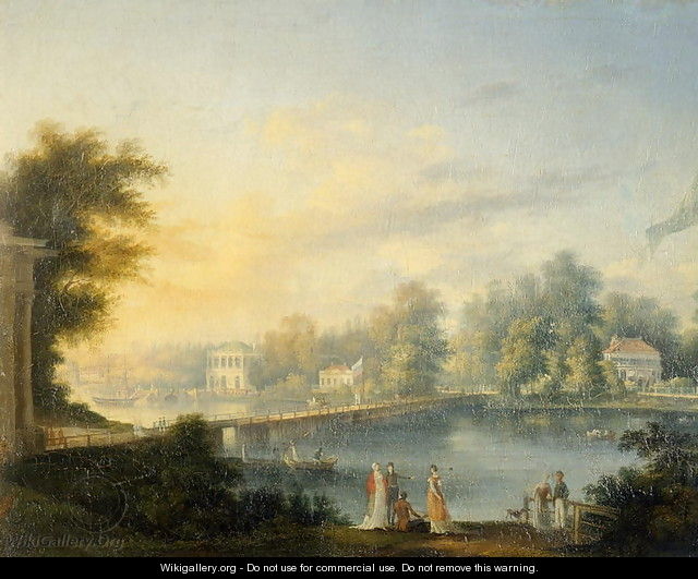 View of the Bolshaya Neva and the Stroganov Dacha, 1804 - Semen Fedorovich Shchedrin