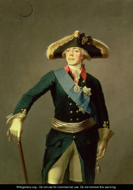 Portrait of Paul I, 1796-7 - Stepan Semenovich Shchukin