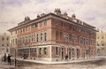 Old House in New Street Square, bequethed by Agar Harding to the Goldsmiths Company, pulled down in 1852 - Thomas Hosmer Shepherd