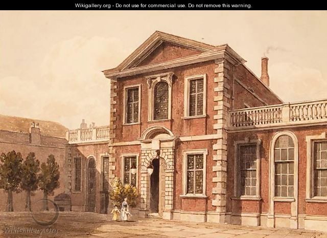 The Barber Surgeons Hall, London, 1812 - George Shepherd