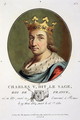 Portrait of Charles V, Called The Wise King of France 1337-80 engraved by Madame de Cernel, 1789 - Antoine Louis Francois Sergent-Marceau