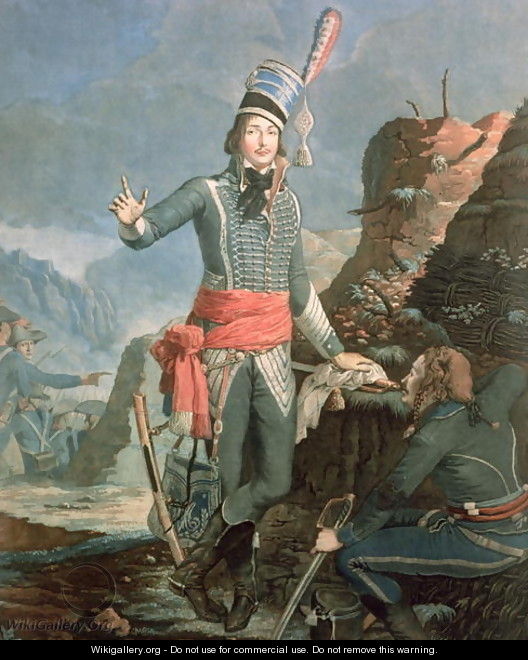 Portrait of Francois-Severin Marceau Desgraviers, dit Marceau 1769-96 1798 - Antoine Louis Francois Sergent-Marceau