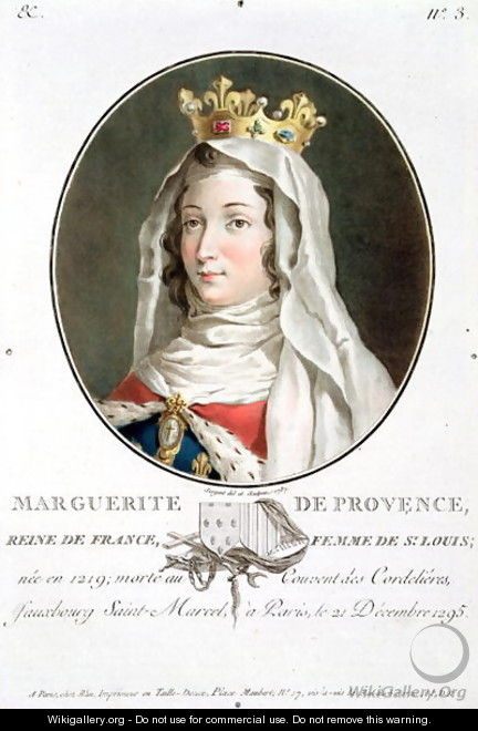 Portrait of Marguerite of Provence 1219-95, 1787 - Antoine Louis Francois Sergent-Marceau
