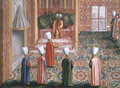 Jan Gninskis Diplomatic Mission to Istanbul, Audience of the Polish Envoy with the Sultan Machmed, 1679 - Pierre Paul Sevin